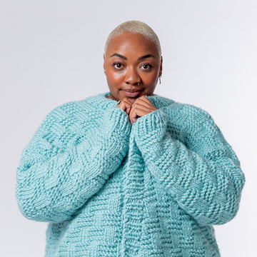Basket Weave Cardigan - Free Knitting Pattern For Women in Paintbox Yarns Simply Super Chunky