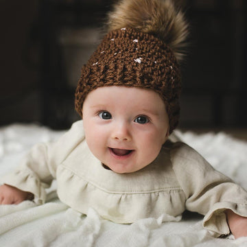 Fair Isle Look Baby Hat