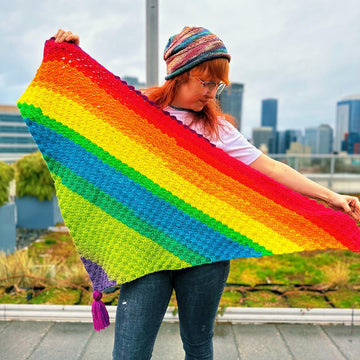 C2C Triangle Shawl