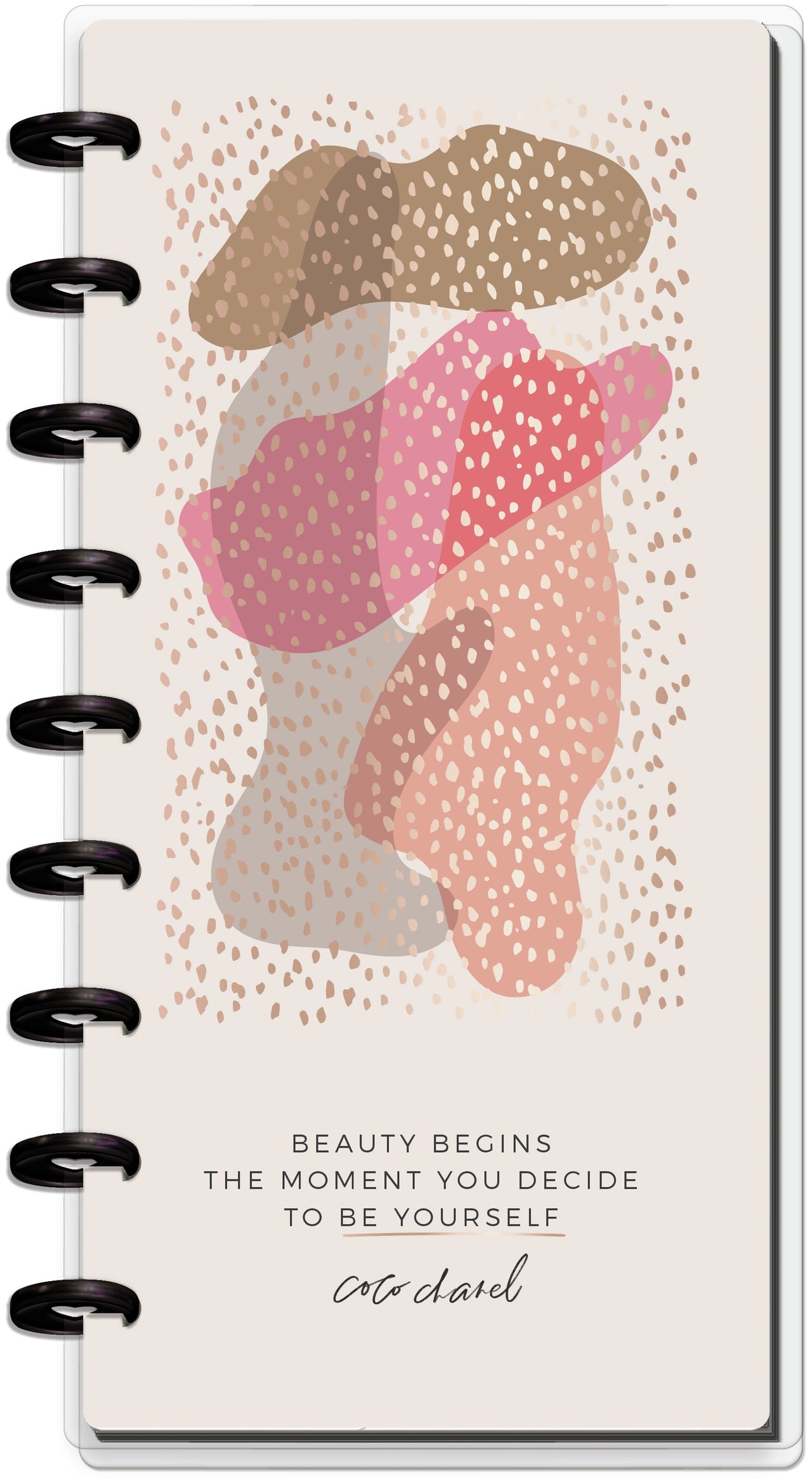 Happy Planner 12-Month Dated Skinny Planner - Beauty Begins, Jul 2020 - June 2021