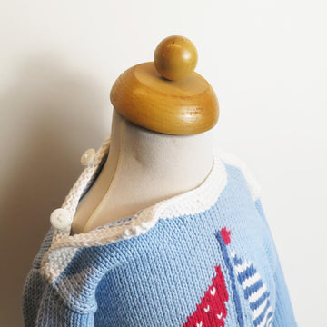 Sailing Boat Sweater for Babies and Toddlers