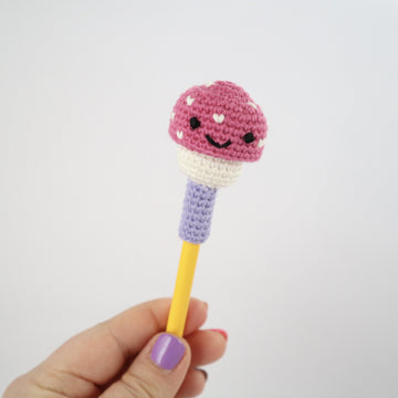 Sunshine, Mushroom & Heart Pencil Toppers