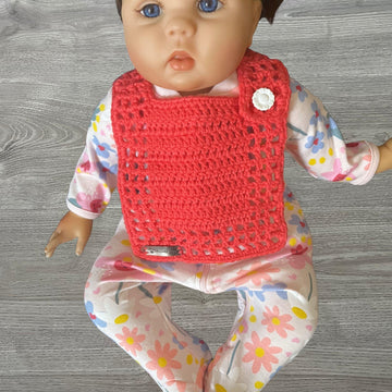 Coral Baby Bib