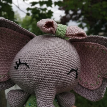 Cute amigurumi elephant