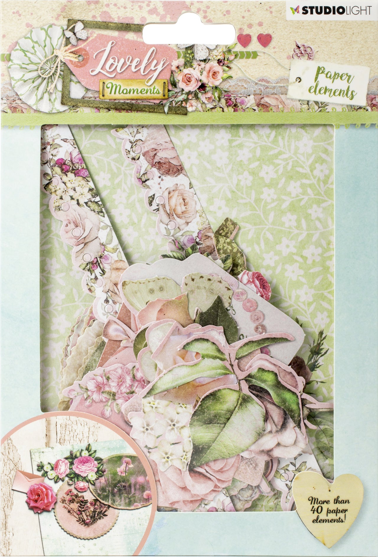 Studio Light Paper Elements Set - #654 Lovely Moments