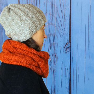 Seeded Rib Knit Hat