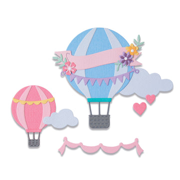 Sizzix Thinlits Die Set 10PK - Hot Air Balloon by Olivia Rose