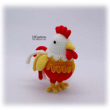 Ruby the Rooster Crochet Pattern