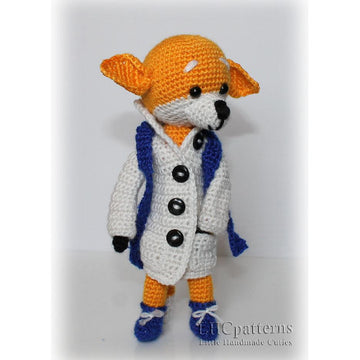 Fred the Fox Crochet Pattern, Fox Crochet Pattern, Amigurumi Fox