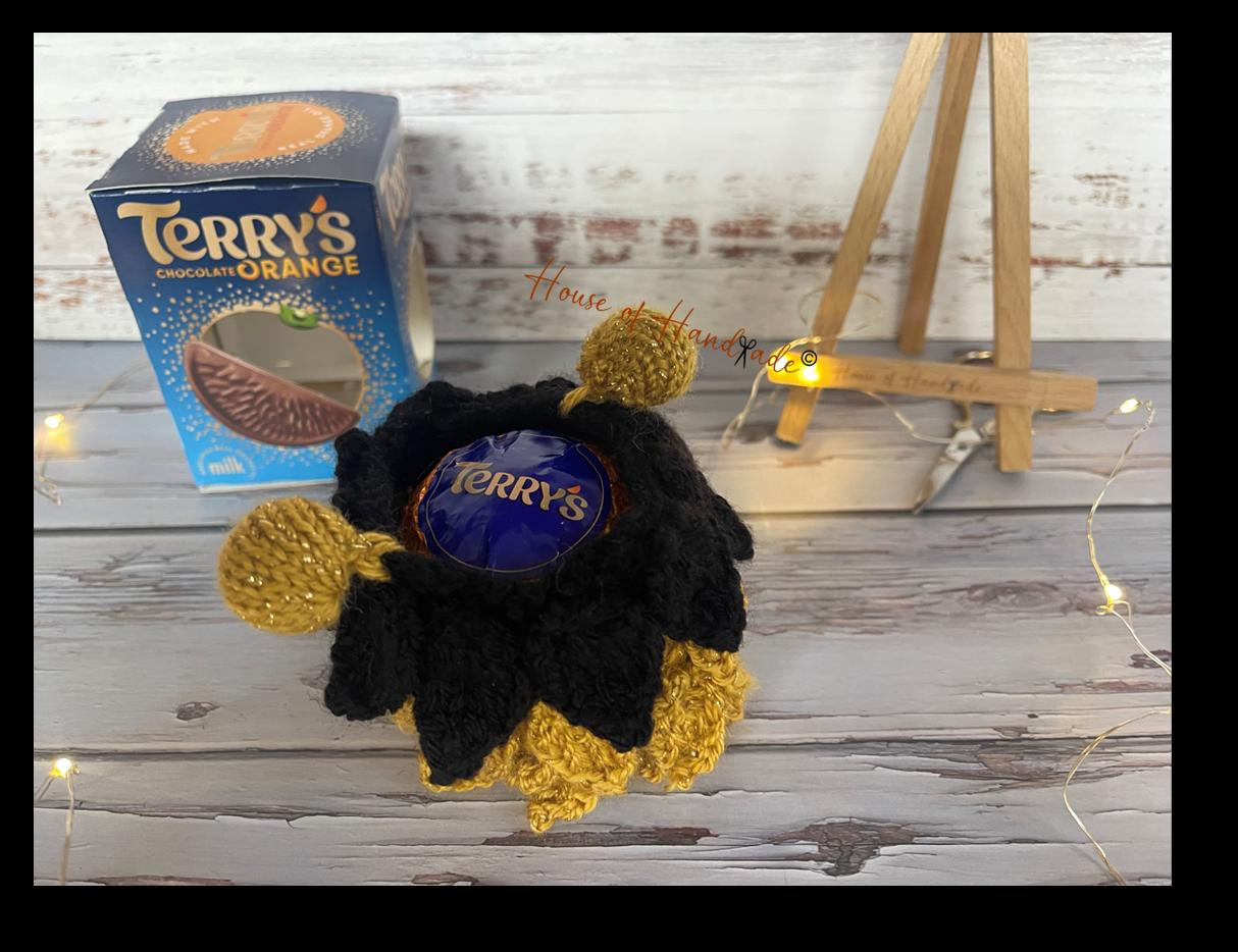 Gold Leaf Clutch Bag Chocolate Orange Cover