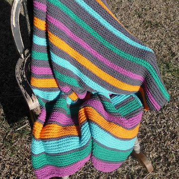 Neon Waterfall Throw