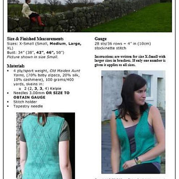 Celtic Lace Vest
