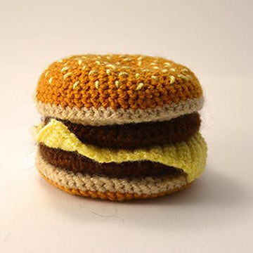Hamburger Crochet Pattern, Hamburger Amigurumi, Cheeseburger Crochet Pattern, Cheeseburger Amigurumi