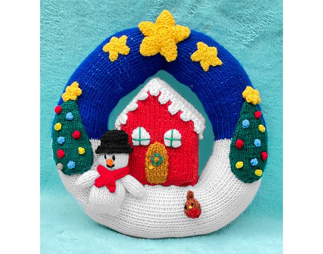 Christmas Eve Wreath 22 cms decoration