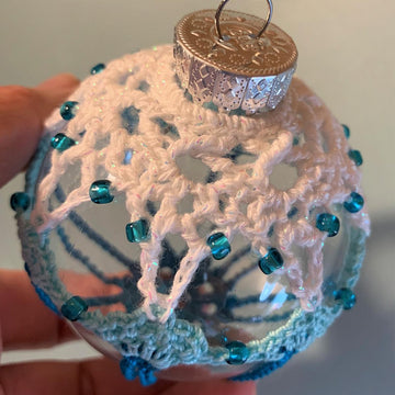 Dazzle Teal Ornament