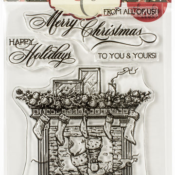 Colorado Craft Company Clear Stamps 4"X6" - Santa Is Coming-Lovely Legs