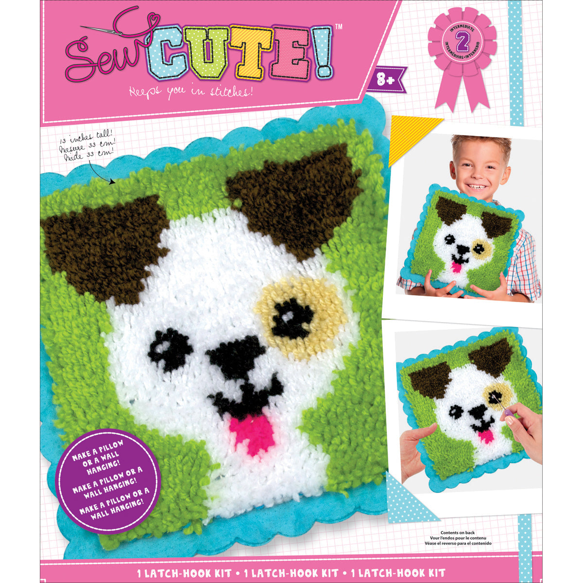 American Crafts Sew Cute! Latch Hook Kit - Puppy