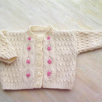 Smocked Toddler Jacket ( Cardigan)