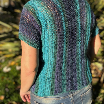 Häkelanleitung Kurzarmpullover "Seraphina"