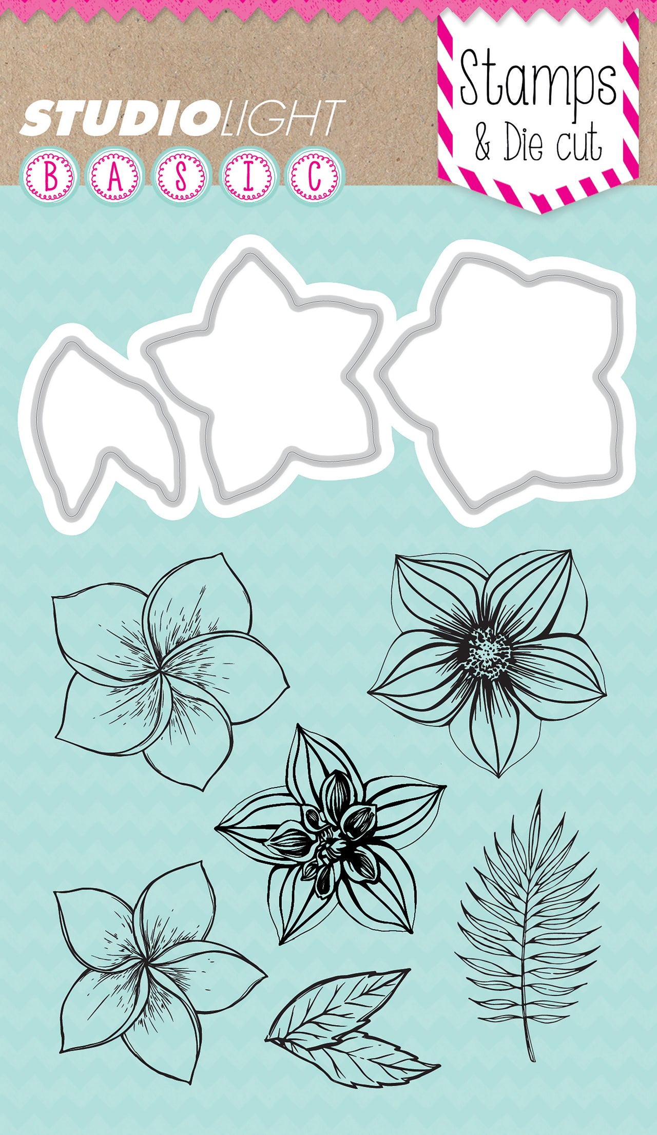 Studio Light Basic Stamp & Die Set - Flowers