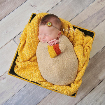 Knitted Candy Corn Stuffie