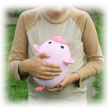 Piggy Doorstop Crochet Pattern