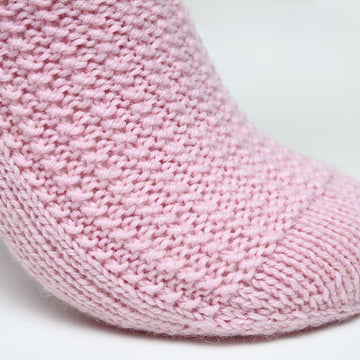 Pink Bubblegum Socks - Toe Up (DK)