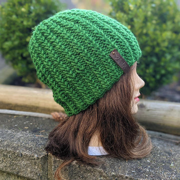 Evergreen knit hat