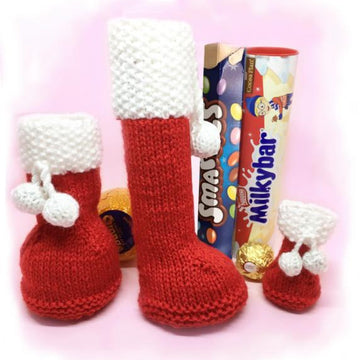 Christmas stocking, smarties/chocolate orange etc