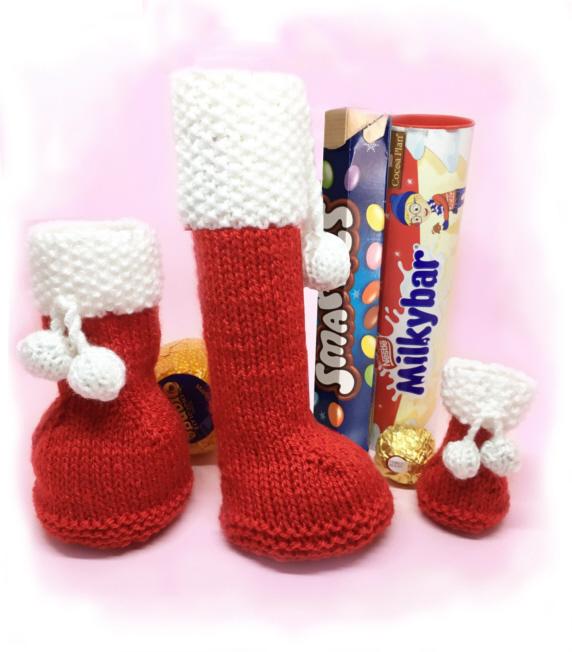 Christmas stocking, smarties/chocolate orange etc