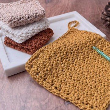 Crunch Stitch Washcloth