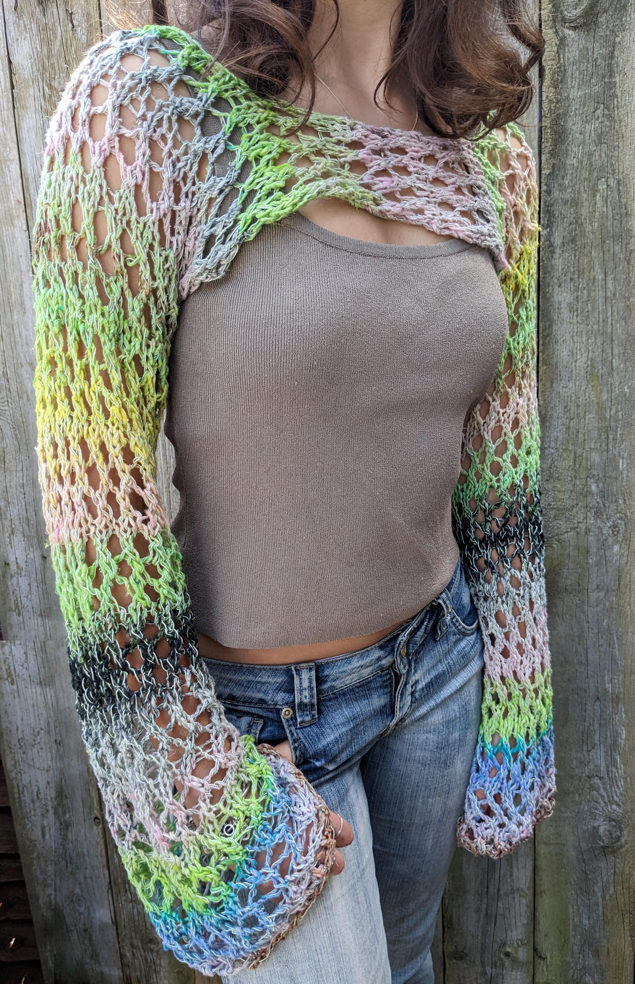 Boho Ombre Shrug