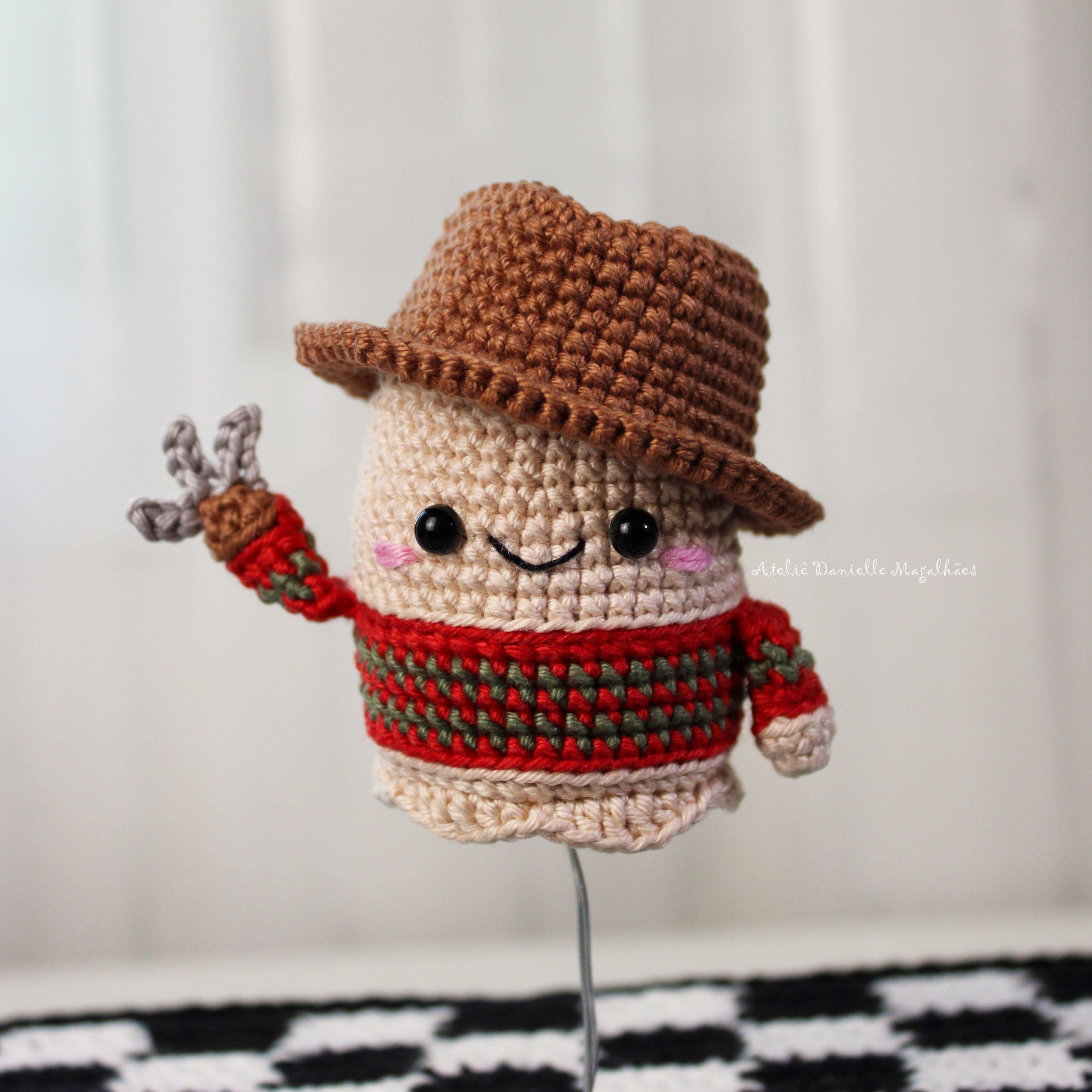 Freddy Boo Crochet Pattern PDF, Tiny Spooky Ghost Amigurumi, Easy Halloween Crochet Pattern
