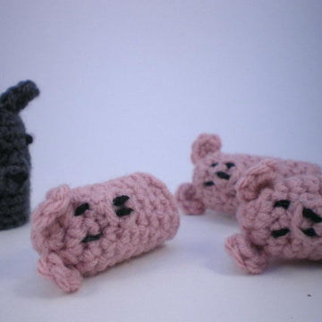 Three Little Pigs Finger Puppet Set