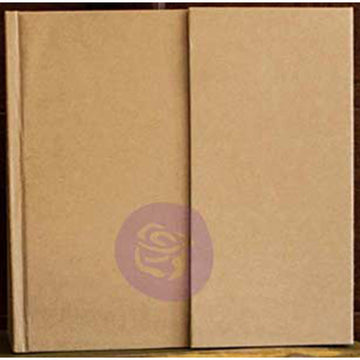 Prima Marketing Prima Memory Hardware Chipboard Album 6.5"X6.25" - Kraft Magnetic W/8 Pages