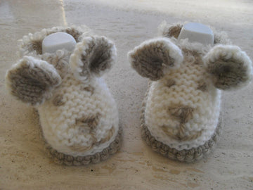 Baby Teddy Bear Booties