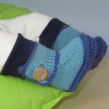 Baby One Button Bumper Booties