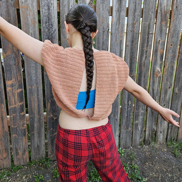 Open Back Double Crochet Top