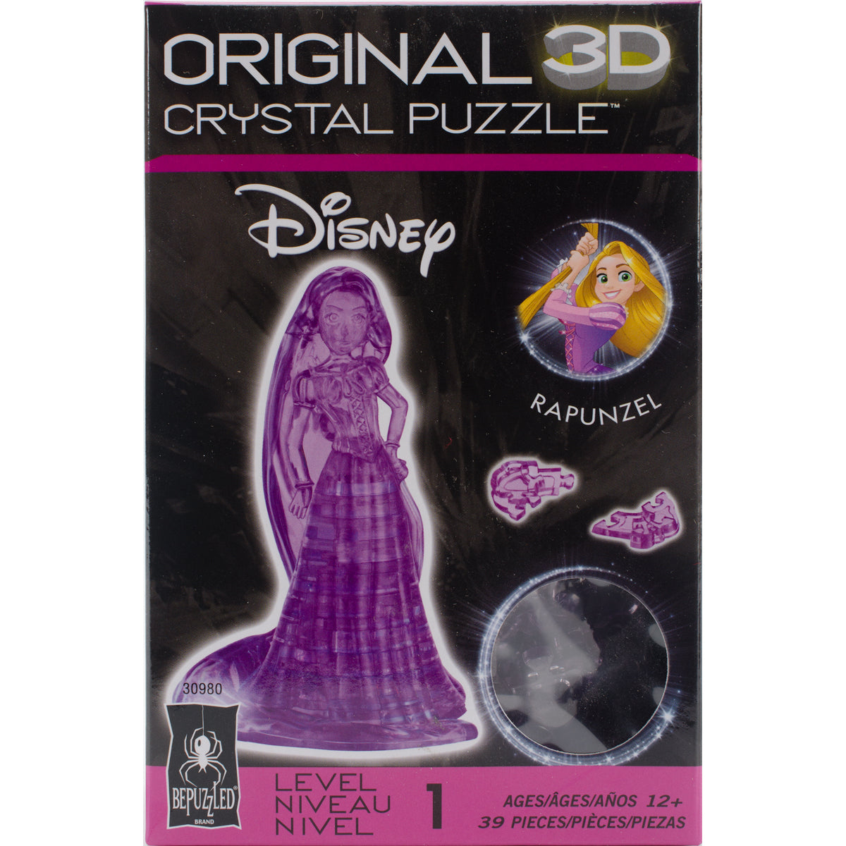 University Games 3-D Licensed Crystal Puzzle - Rapunzel