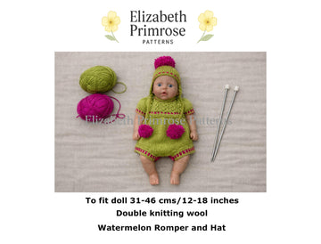 Watermelon Romper and Hat P104