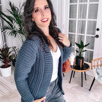 Autumn Wheat Crochet Cardigan