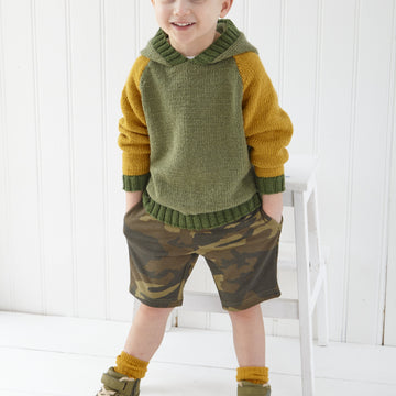 Children Sweater in King Cole Cherished DK - P6176 - Leaflet