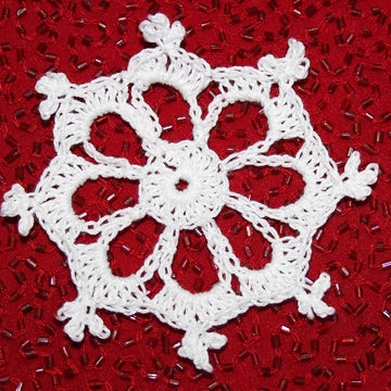 Four Easy Crochet Snowflakes