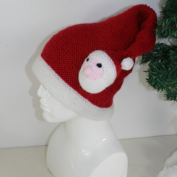 Adult Santa Head Christmas Hat