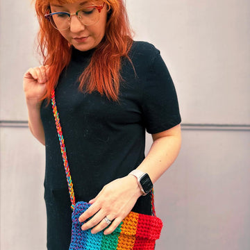 Thermal Stitch Cross Body Bag