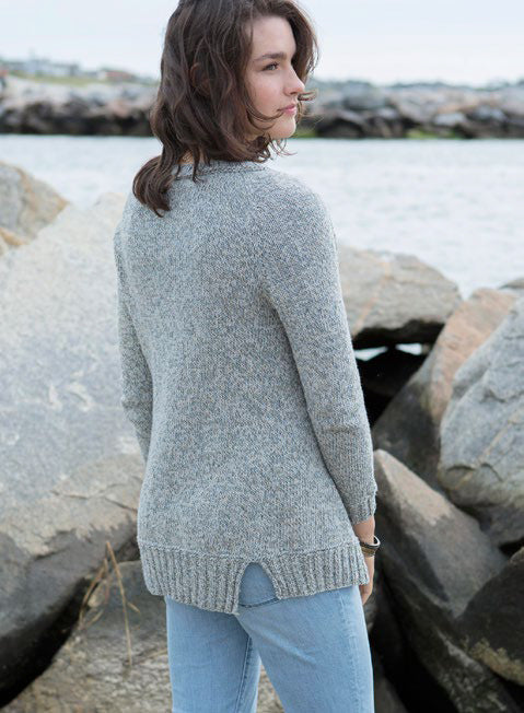 Bly Cardigan in Berroco Indigo - Downloadable PDF