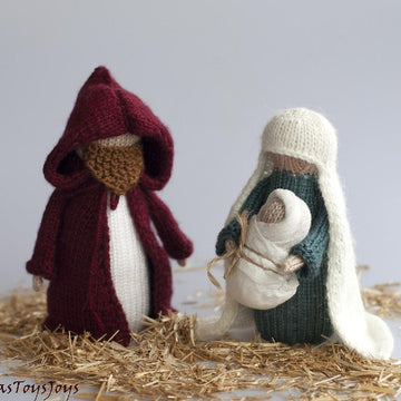 Christmas dolls Mary Joseph and Jesus