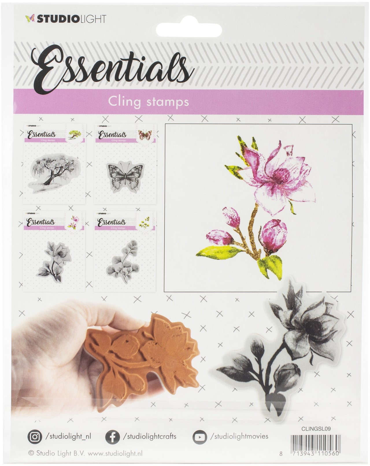 Studio Light Essentials Cling Stamps - NR. 09
