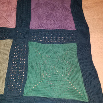 4 Square Textured Blanket