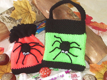 SPIDER TREAT BAGS Halloween gift sweets chocolate cover